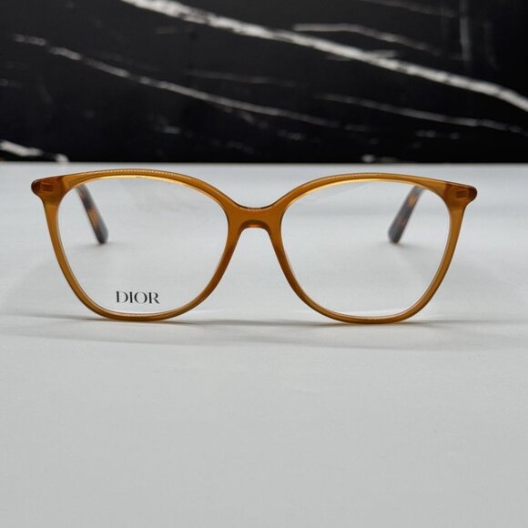 NEW MINICD O S6I 7000 BROWN WOMEN DIOR EYEGLASSES - Picture 1 of 8